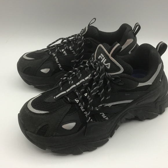 Fila Interation Women's Black Trainers Size 6.5 - Picture 1 of 7